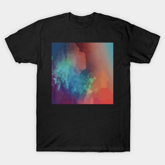 Abstract Galaxy T-Shirt by NJORDUR